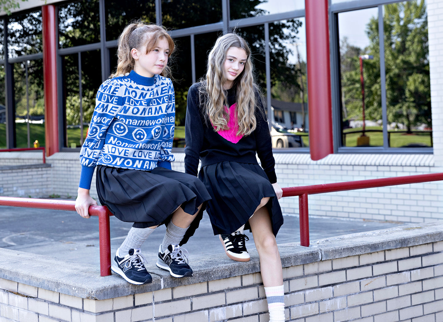 Logo Brand Sweater Blue