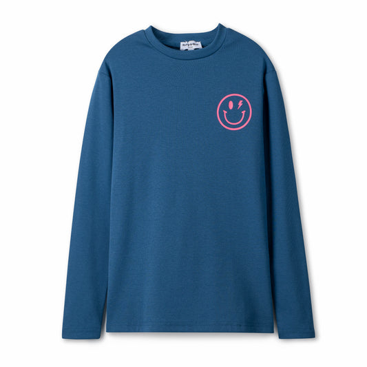Signature Blue Fitted Tee