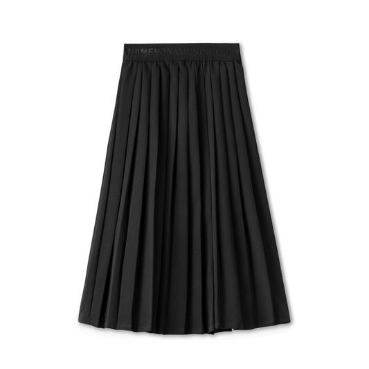 Pleated Black Skirt