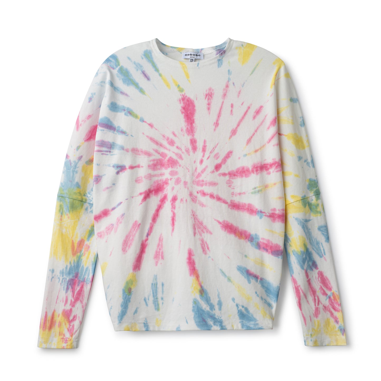 White Tie Dye Batwing T-Shirt
