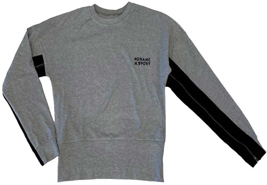 Charcoal and Black Waist Sport Top
