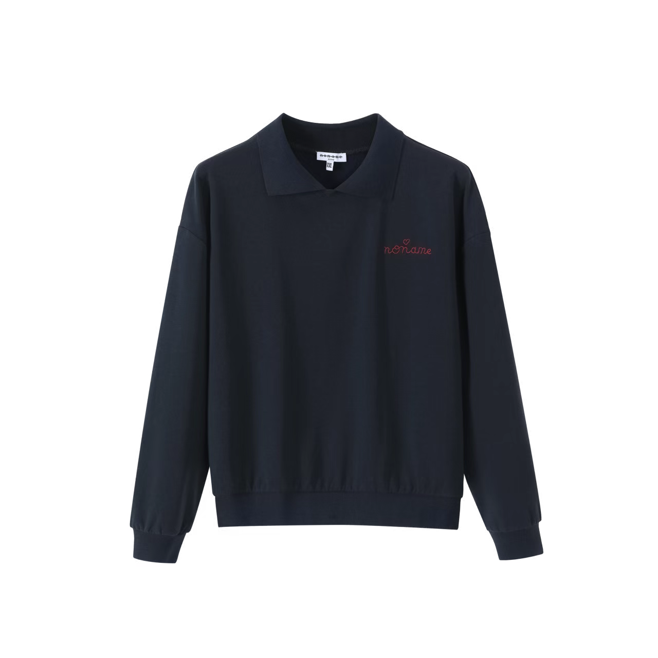 Navy Collar Pullover