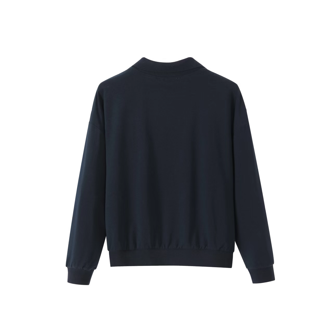 Navy Collar Pullover