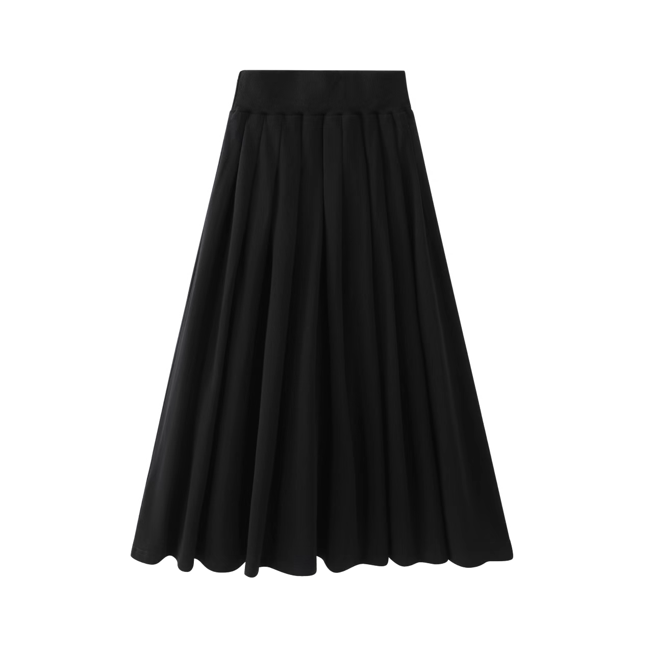 Black Pleated Skirt