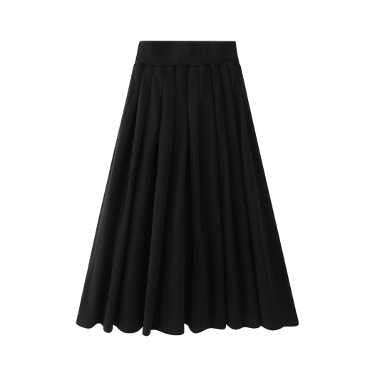 Black Pleated Skirt