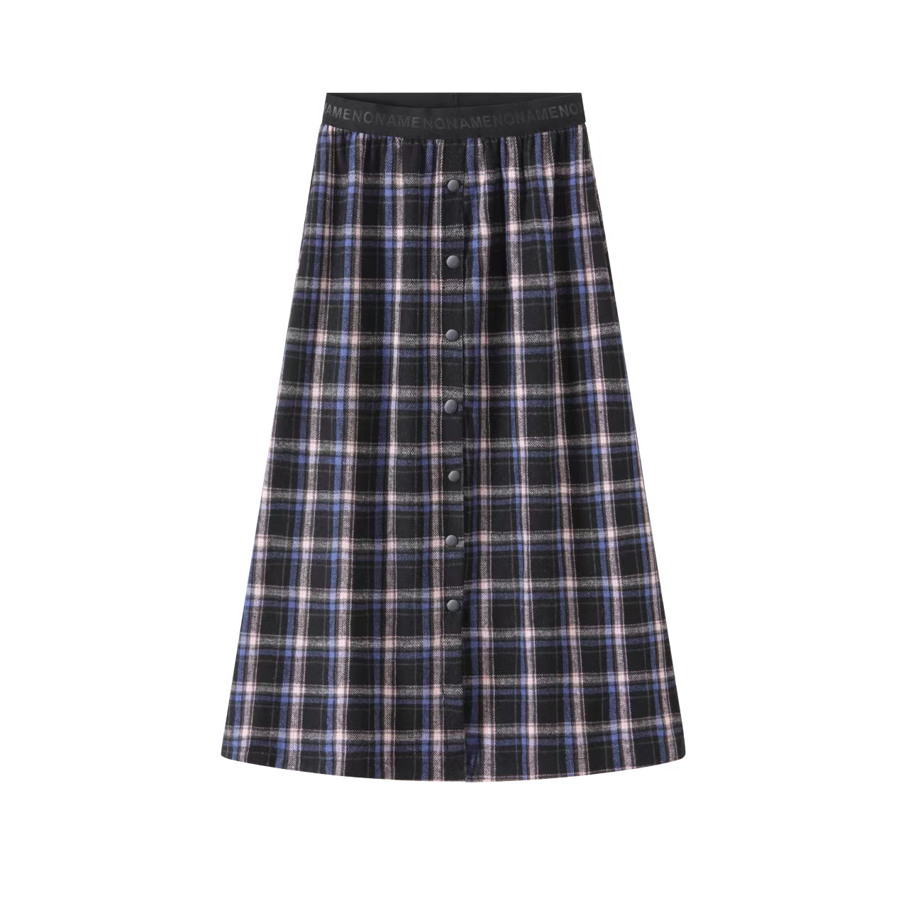Plaid Plated Skirt
