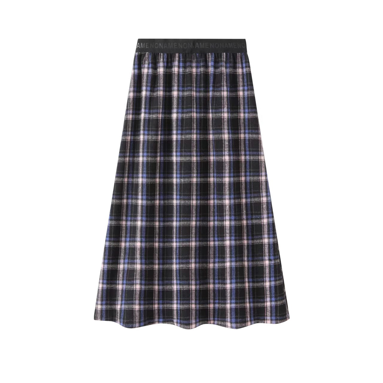 Plaid Plated Skirt