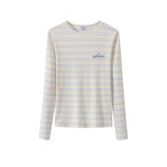White Stripe Logo Tee