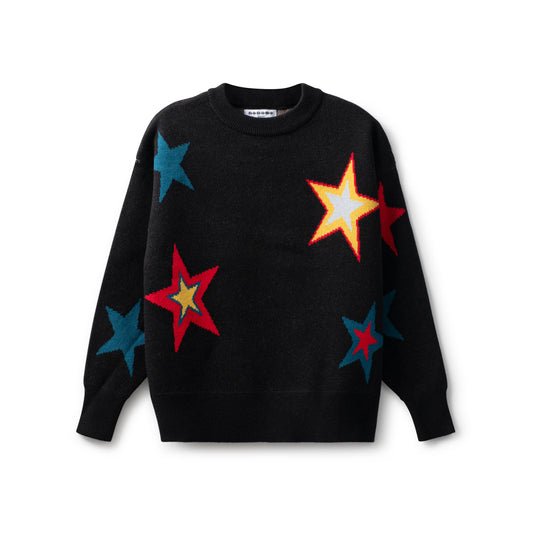 Black Star Knit Sweater
