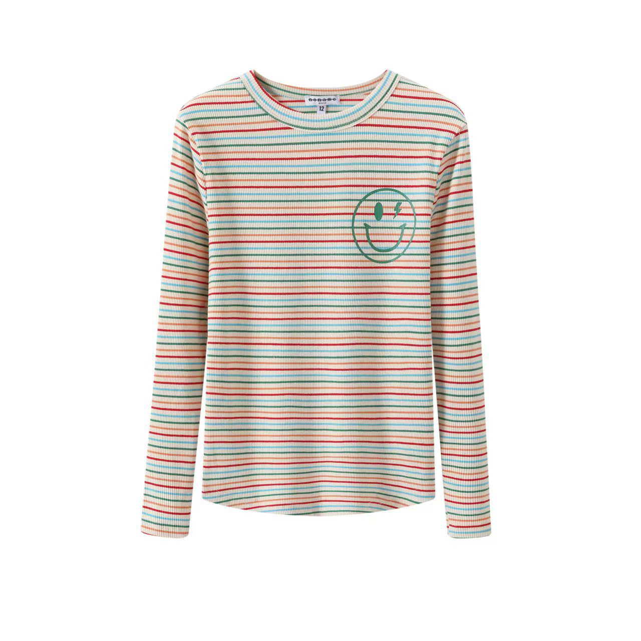 Green Smile Mulitcolored Tee
