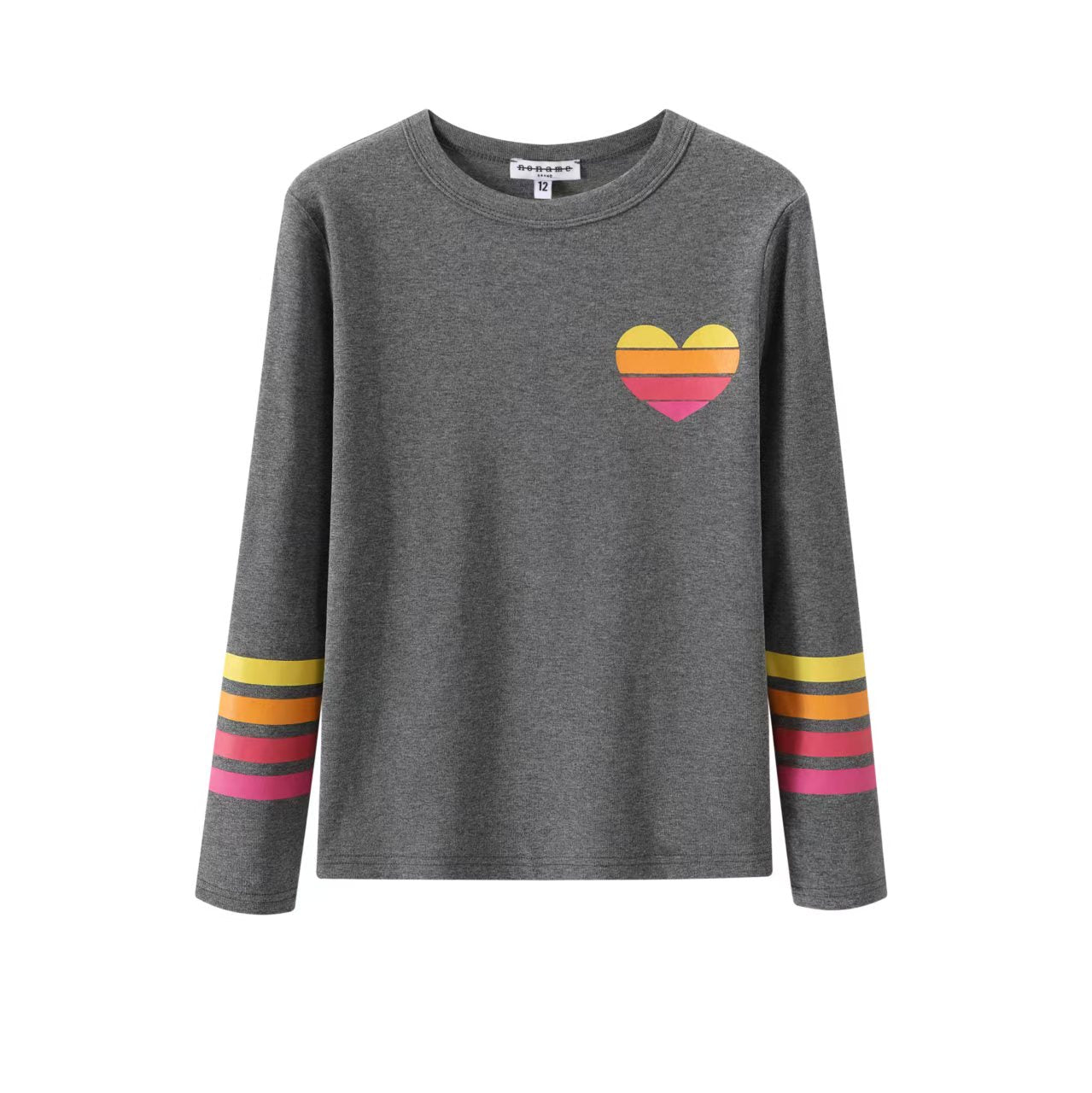 Grey Heart Sport Tee