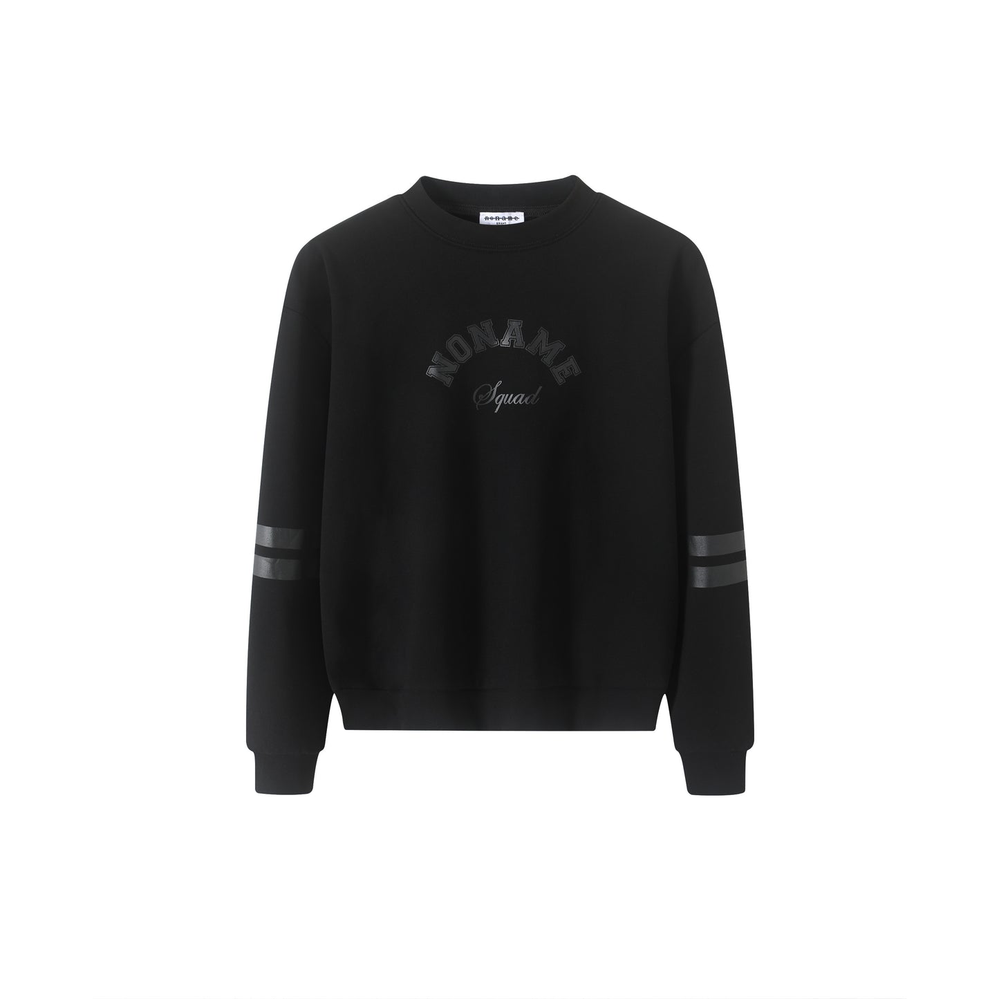 Tone on Tone Black Print Sweatshirt