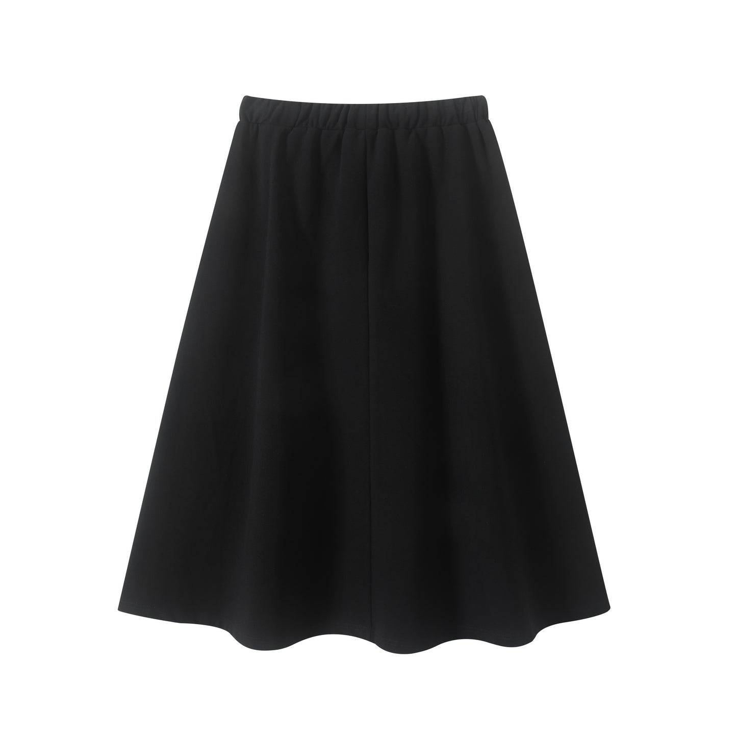 Black A-line Maxi Skirt