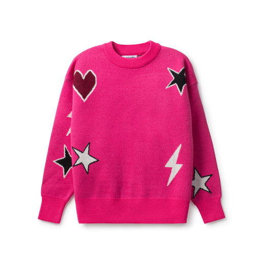 Hot Pink Knit Sweater