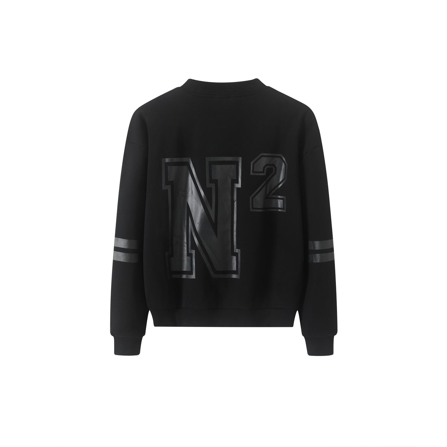 Tone on Tone Black Print Sweatshirt