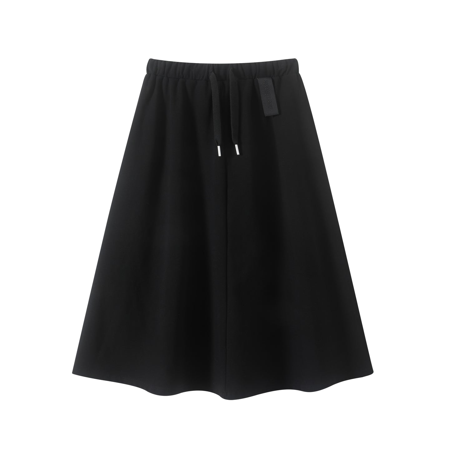 Black A-line Maxi Skirt