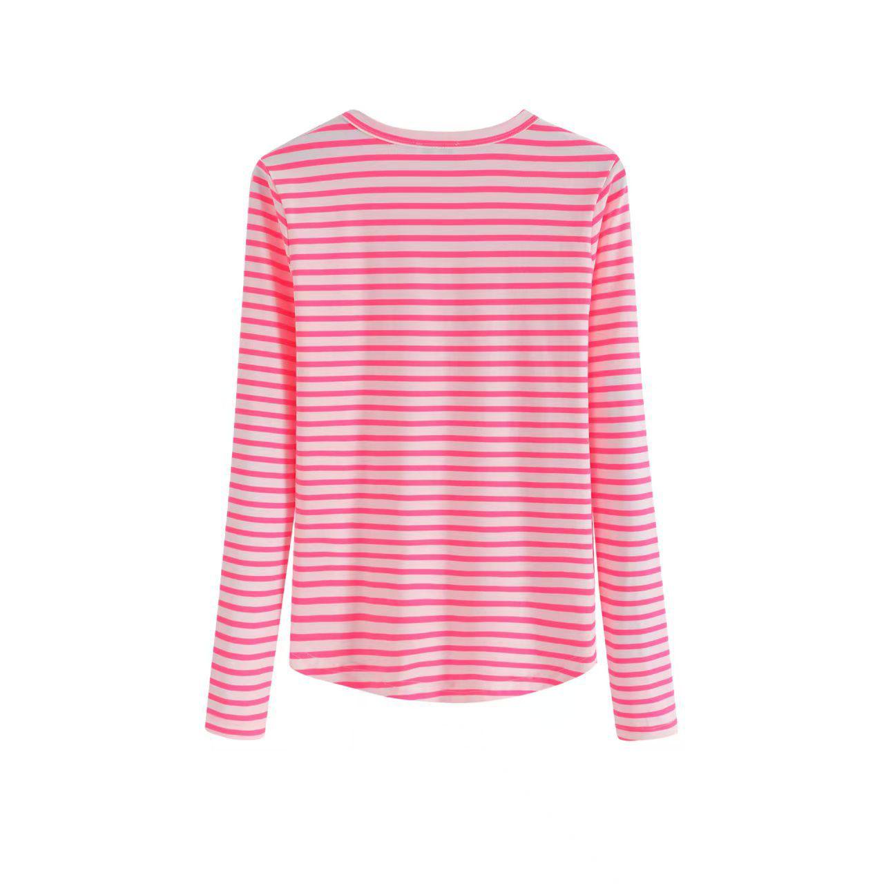 Pink Neon Stripe Lightening Tee
