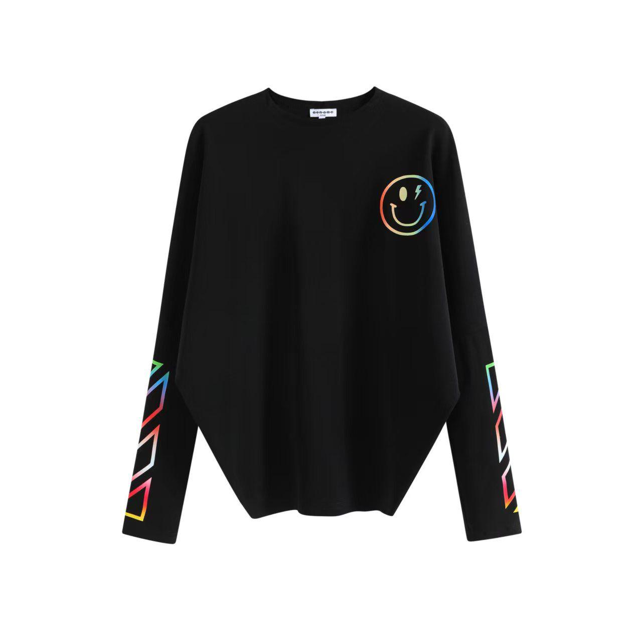 Black Sport Smile Tee