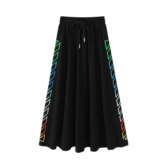 Black Logo Sport Skirt
