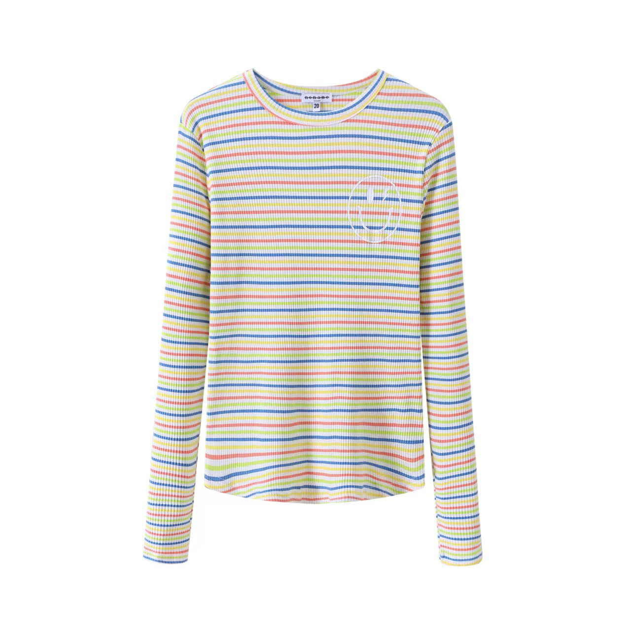 Rainbow Stripe Smile Tee