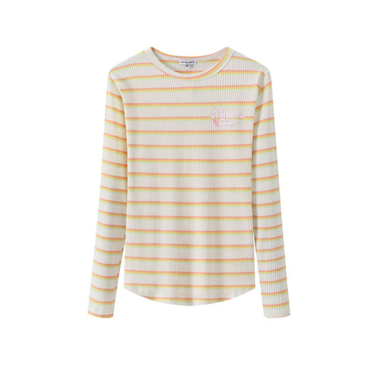 Noname Club Stripe Logo Tee