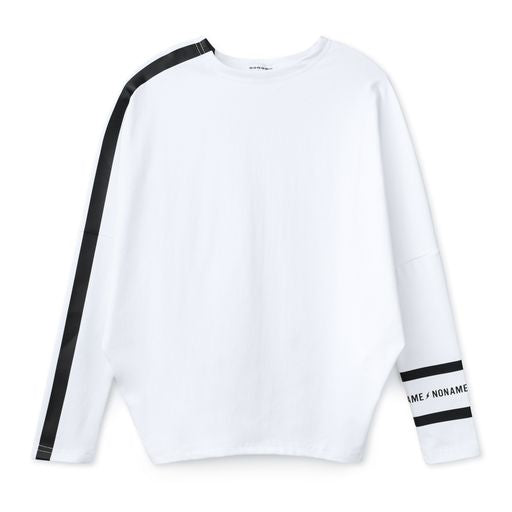 White Signature Armband Batwing Tee